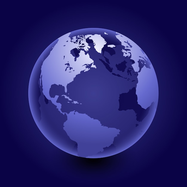 Earth globe world