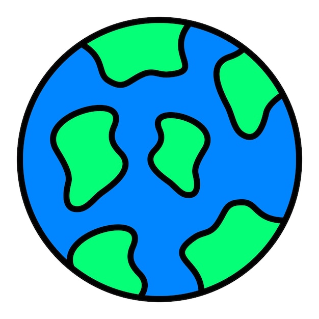 Vector earth icon