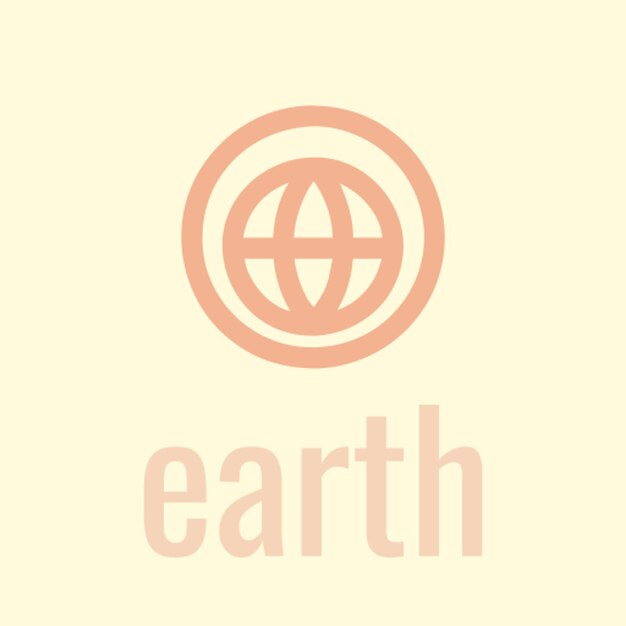 Vector earth logo