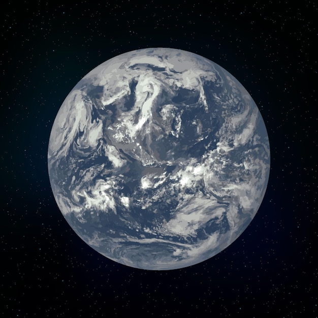 Earth realistic planet