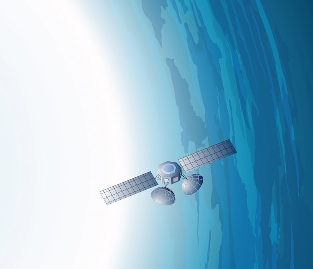 The earth satellite