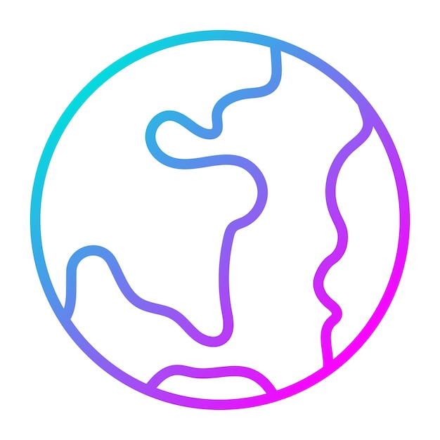 Earth vector icon Can be used for Education iconset