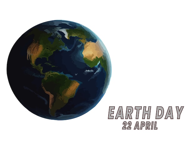 Vector earths embrace celebrating our home on earth day