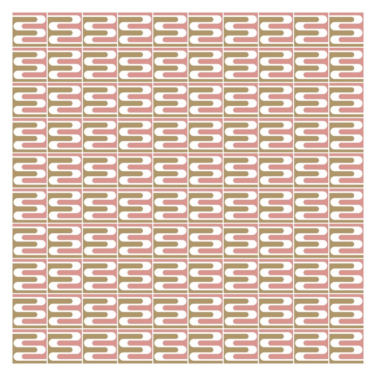Vector earthy tones rectangular design