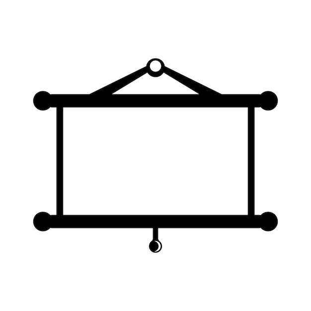 Vector easel icon easel vector art illustratie