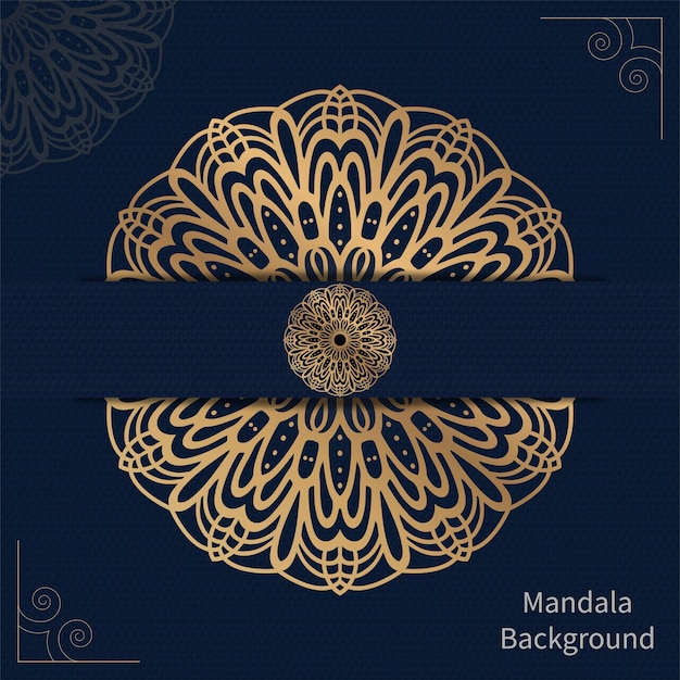 Easily editable and resizable coloring mandala background