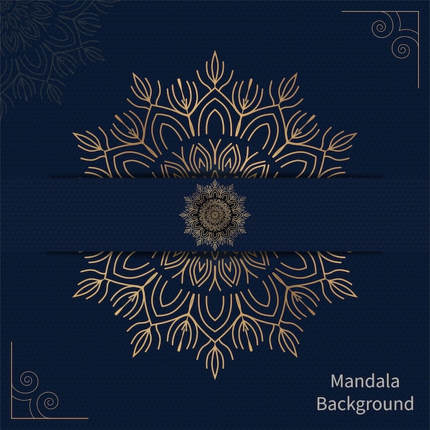 Easily editable and resizable mandala background