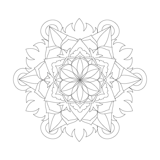 Easily editable and resizable mandala