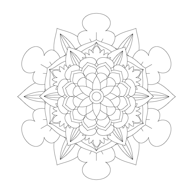 Easily editable and resizable mandala