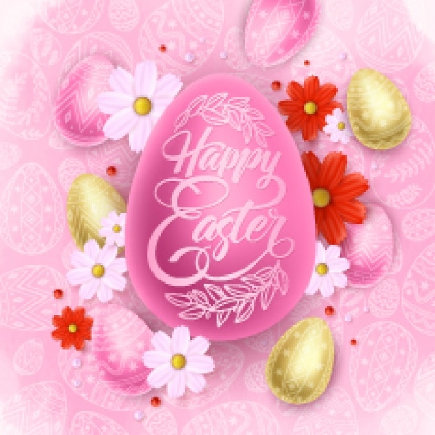 Vector easter background design