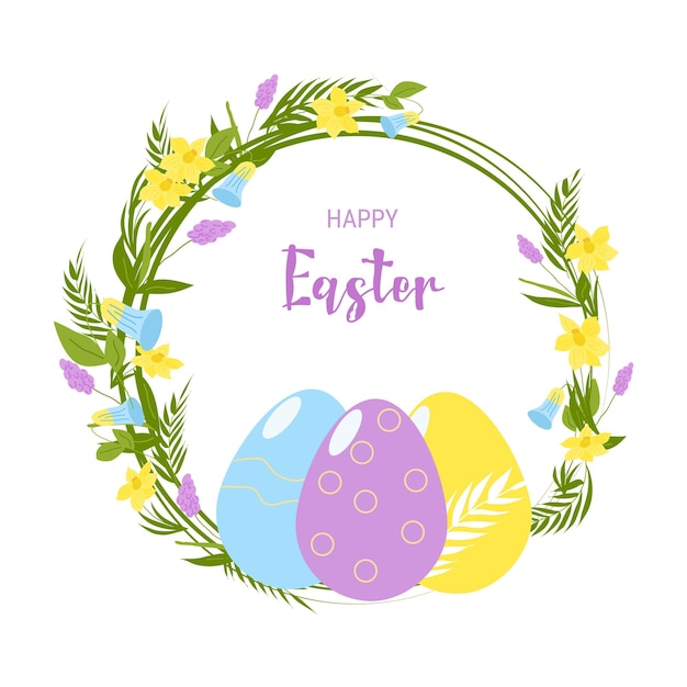 Easter banner Modern Easter design with text