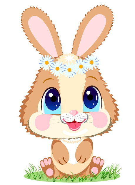 easter bunny cartoon style