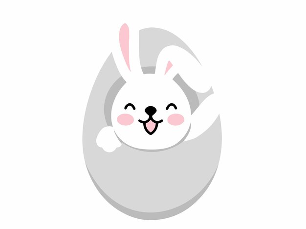 Easter bunny eieren achtergrond Illustratie