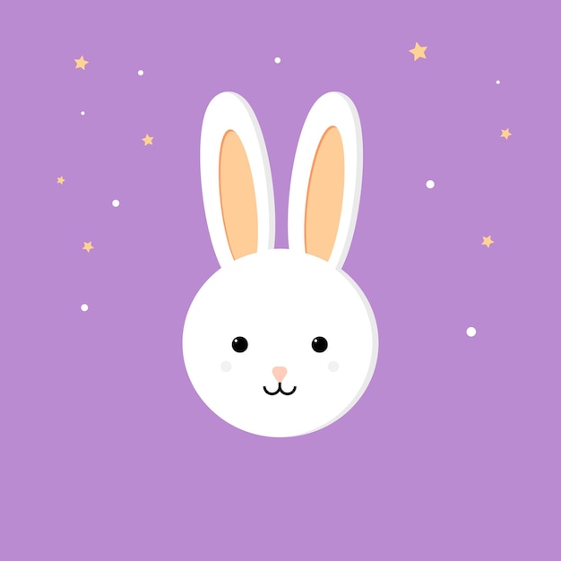 イースター・バニーのイコンのベクトルイラスト