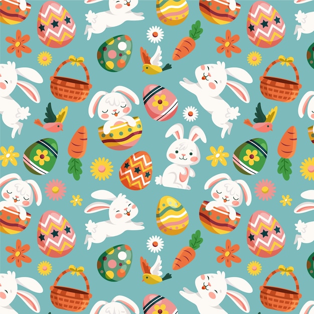 Easter bunny pattern