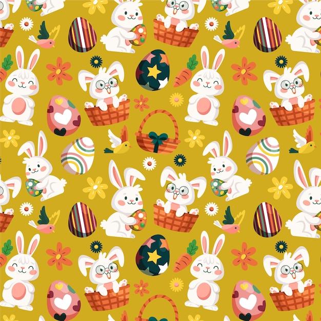 Easter bunny pattern