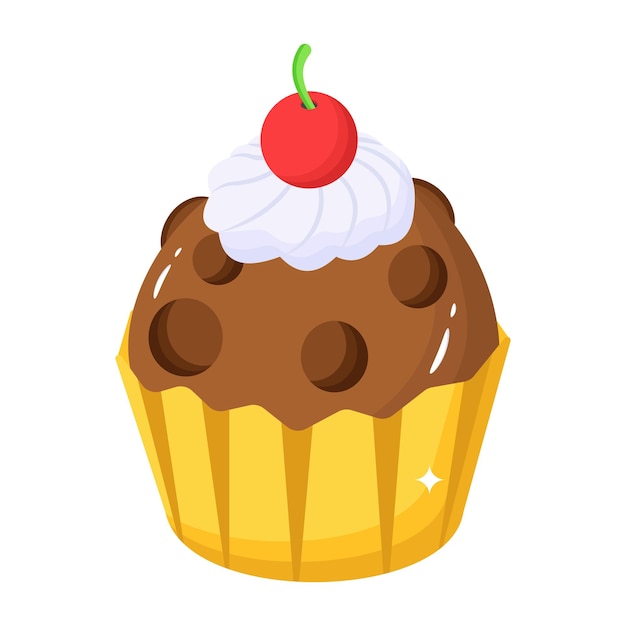 Easter cake with candle editable isometric icon