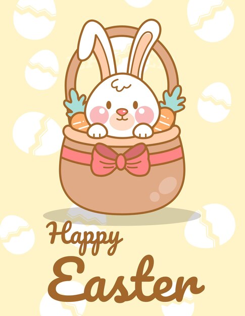 Vector easter card happy easter 10