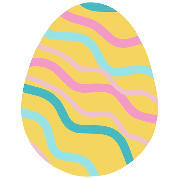 Пасхальные красочные яйца векторная иллюстрация