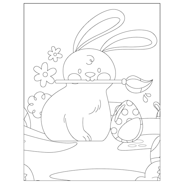 Disegni da colorare di pasqua per bambini