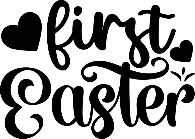 Vector easter craft svg design