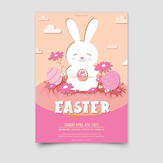 Poster del giorno di pasqua