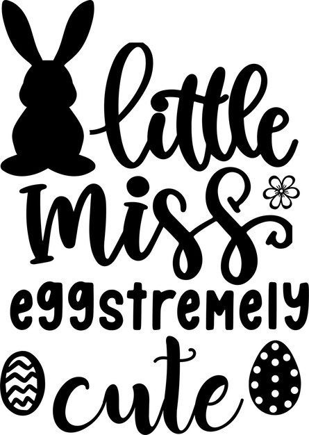 Vector easter day typography design printing voor t-shirt sweatshirt mug banner poster enz.