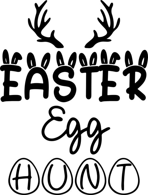 Vector easter day typography design printing voor t-shirt sweatshirt mug banner poster enz.