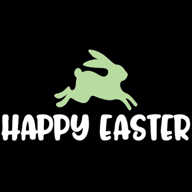 Vector easter day typography design