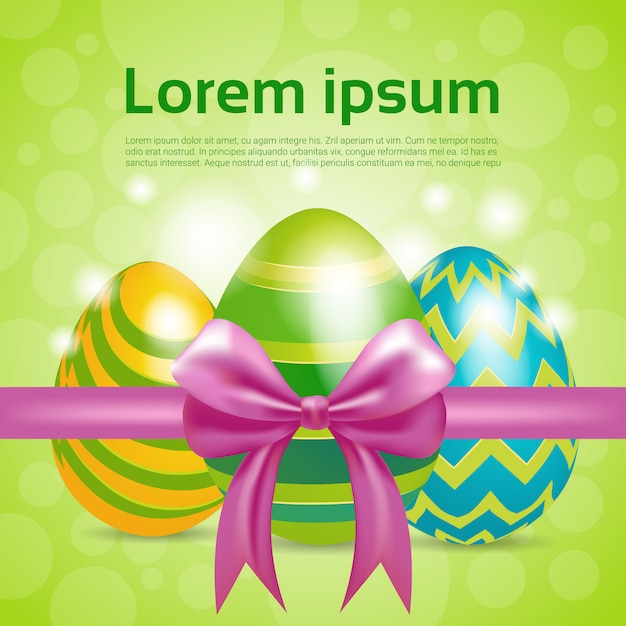 Easter Decorated Colorful Egg template