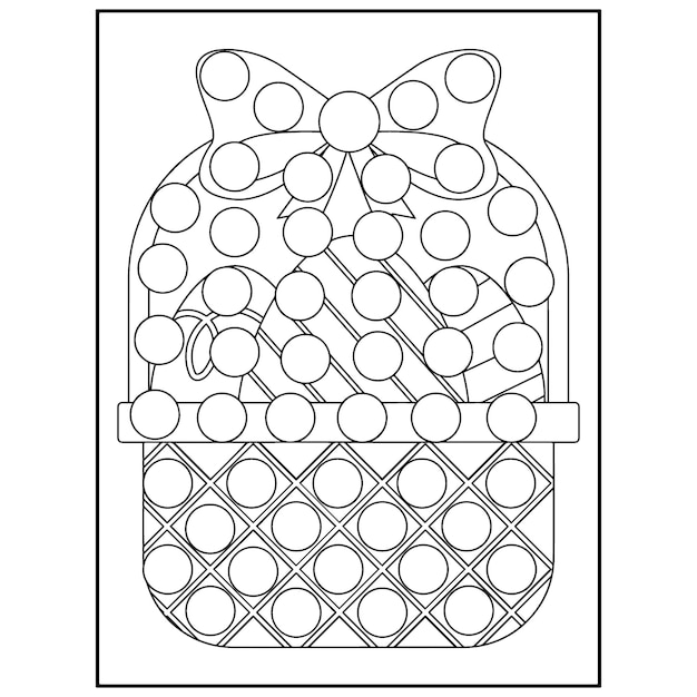 Pennarello a punti di pasqua disegni da colorare per bambini