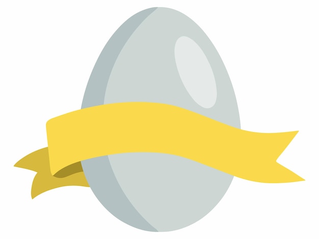 Easter Egg achtergrond met lint