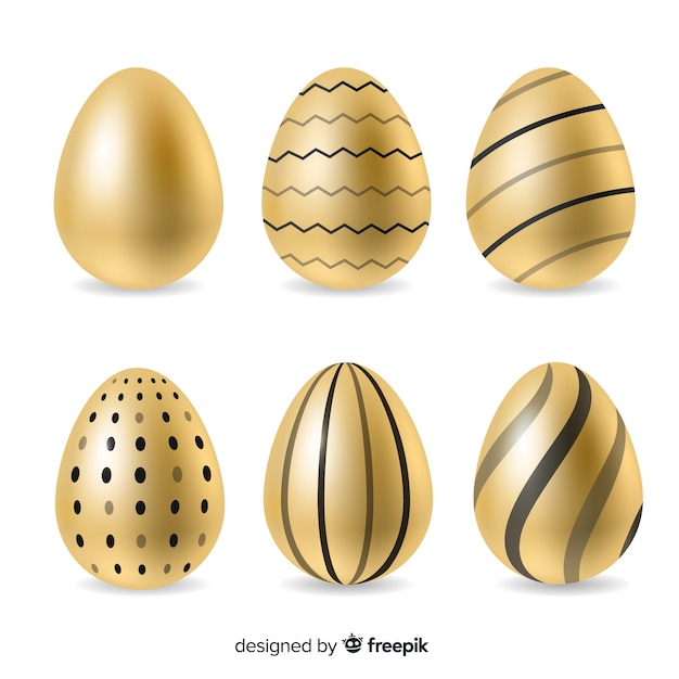 Vector easter egg collection