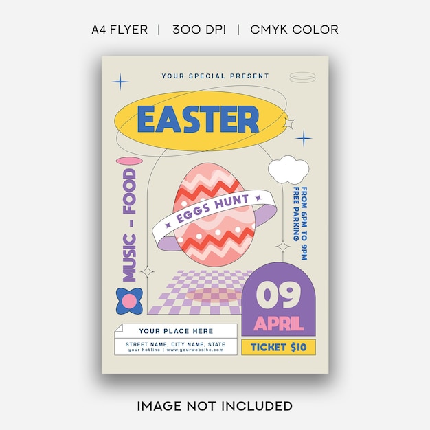 Easter Egg Hunt Flyer Template