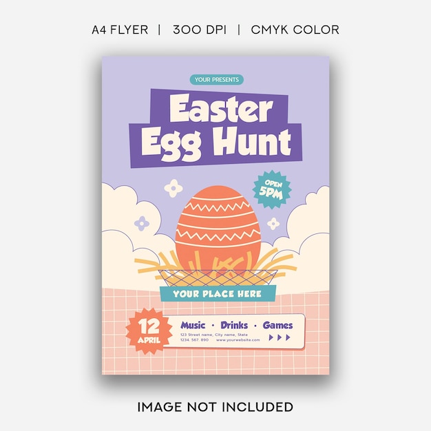 Easter Egg Hunt Flyer Template