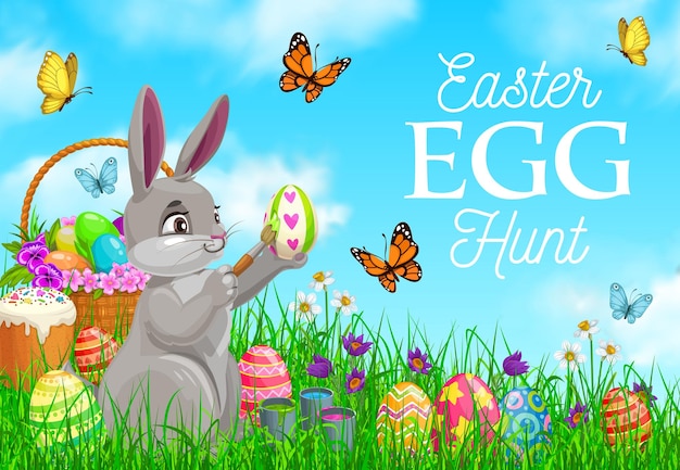 Easter egg hunt poster