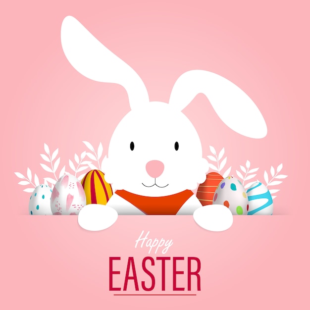 easter egg konijn vector