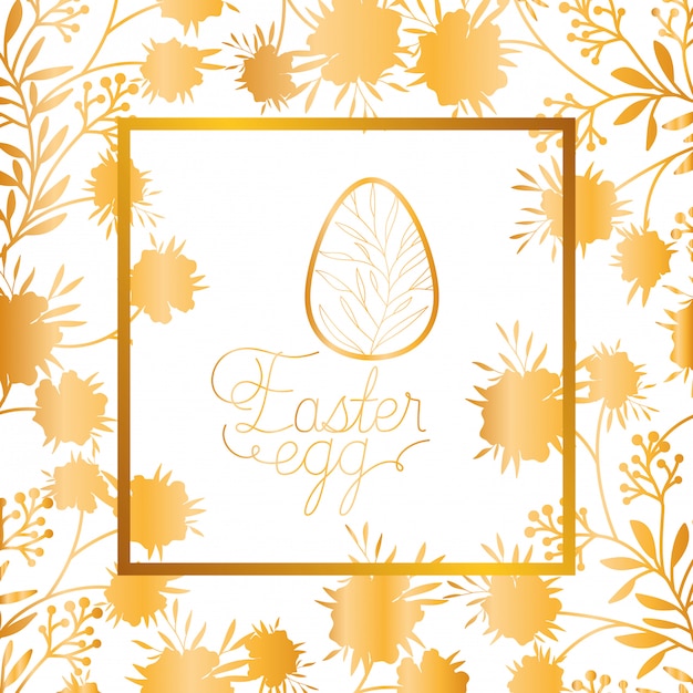 easter egg label isolated icon
