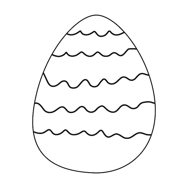 Modello di uova di pasqua caccia elemento di icona primaverile