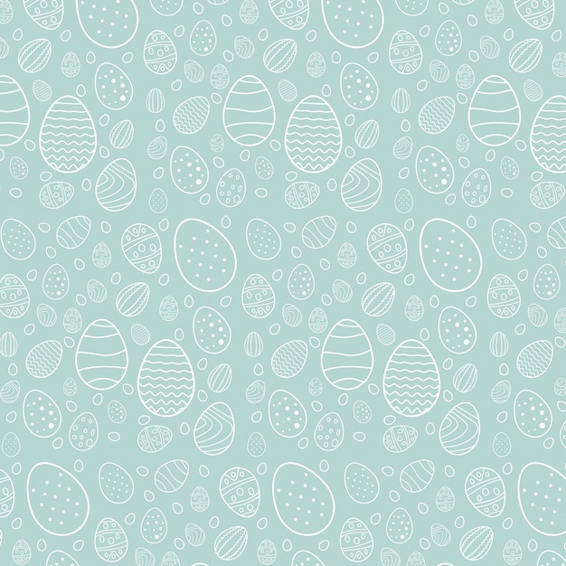 Vector easter egg  pattern