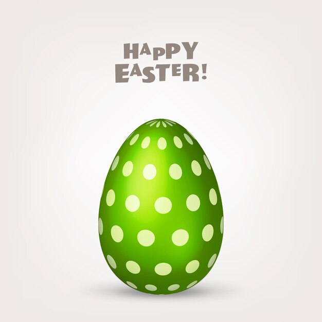 Vector easter egg spring holidays in april gift seasonal celebration