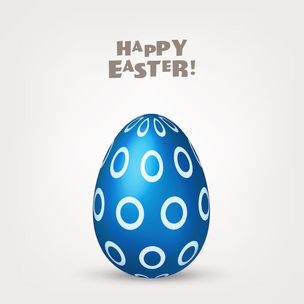 Vector easter egg spring holidays in april gift seasonal celebration