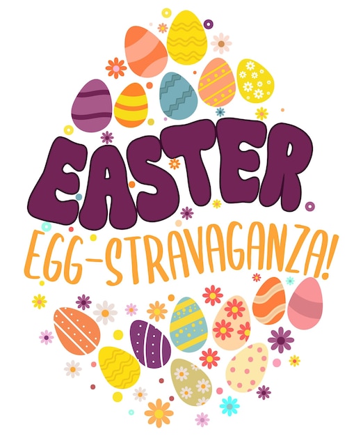 Vector easter egg stravaganza