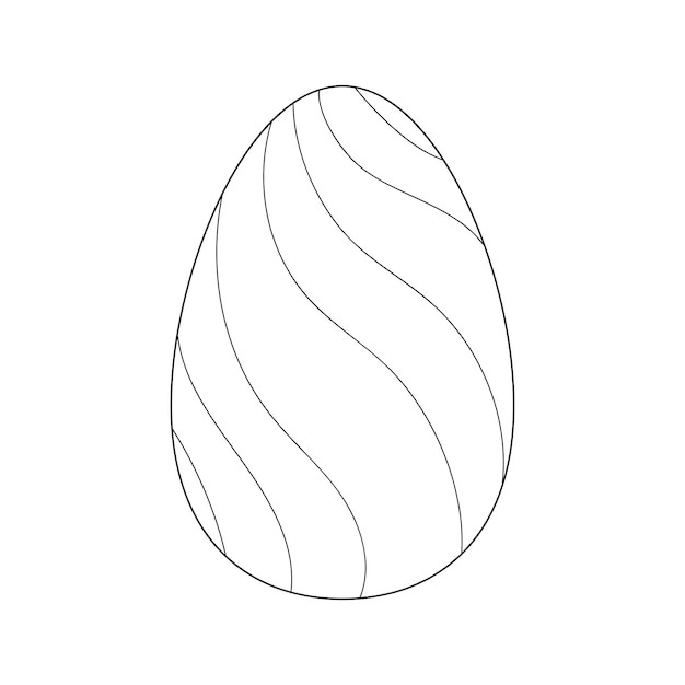 Vector easter egg with ornament for your design