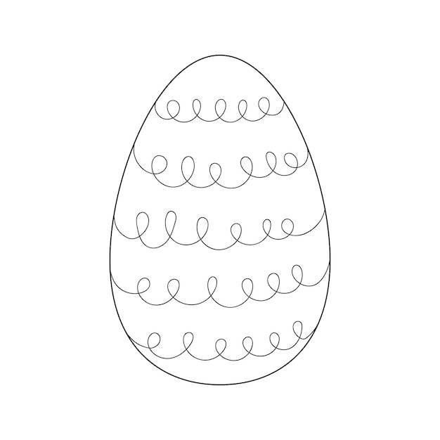 Easter Egg With Ornament