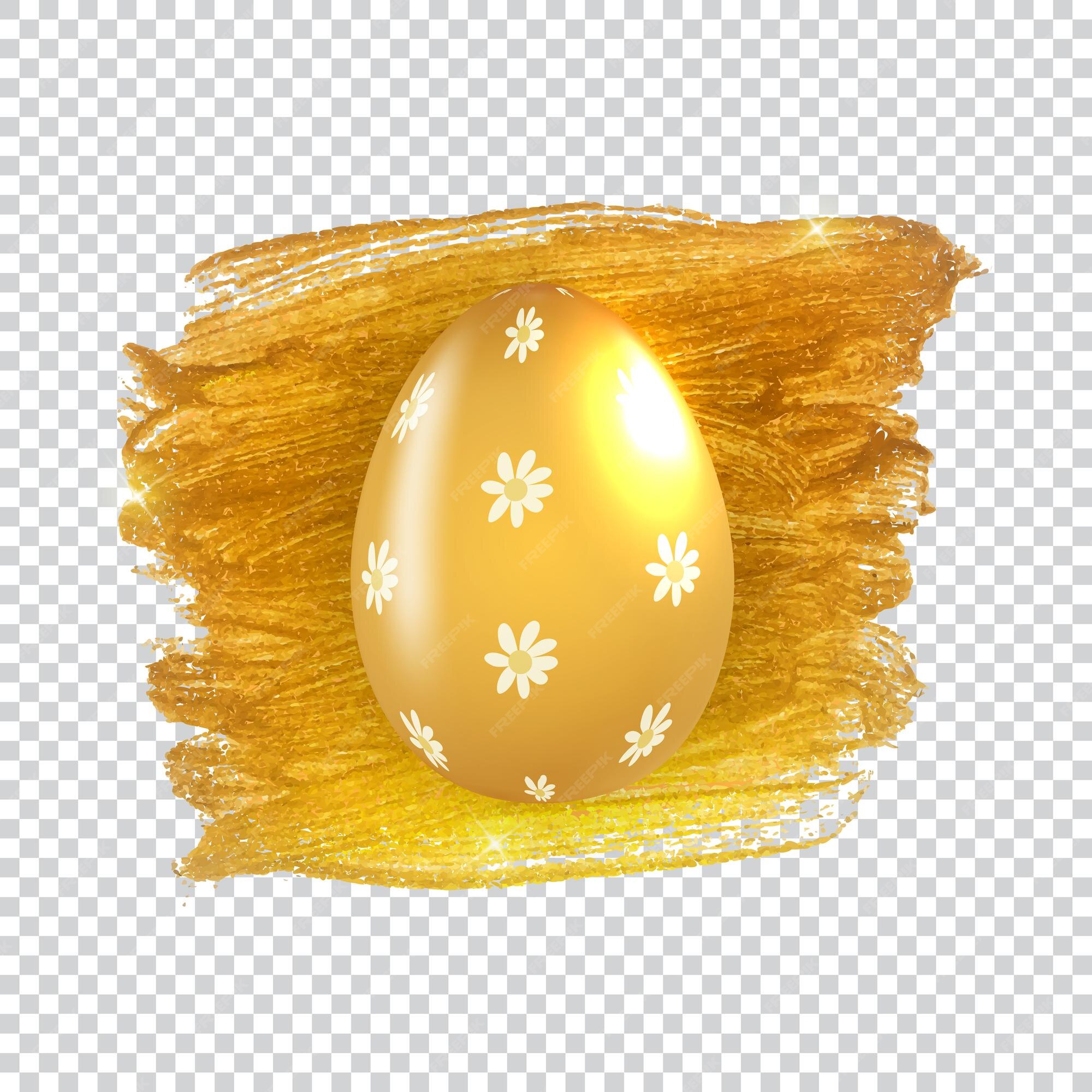 Golden Easter Egg png images