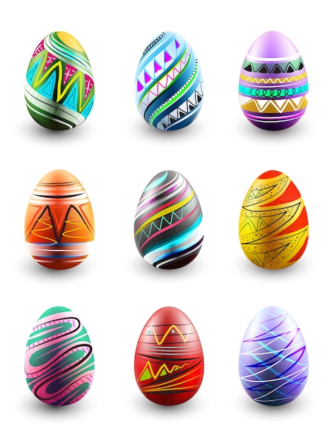 Easter eggs collection