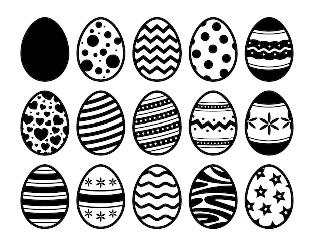 Easter eggs collection