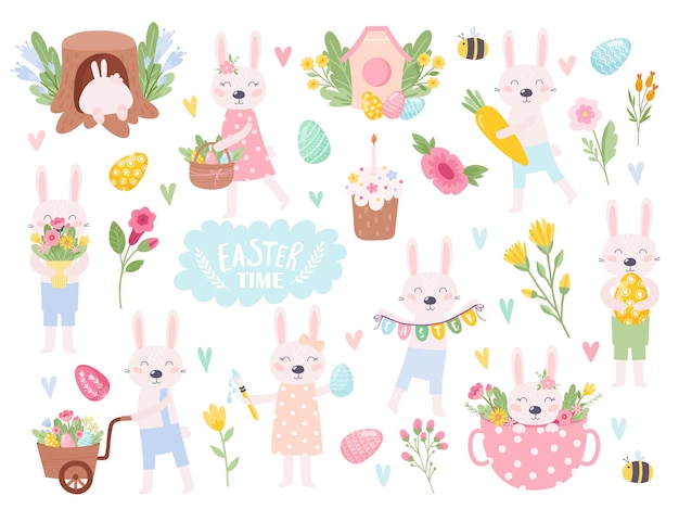 Easter eggs for Easter holidays design Happy Easter day vector clip art for your design project