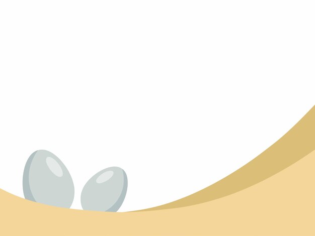 Vector easter eggs frame background illustration